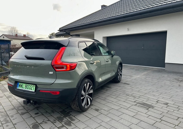 Volvo XC 40 cena 169000 przebieg: 11000, rok produkcji 2022 z Kobyłka małe 211